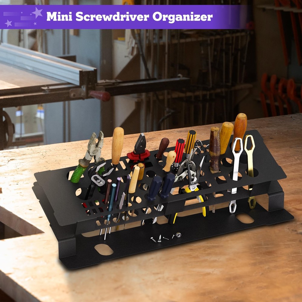 Screwdriver Storage Rack For Desktopscrewdriver Organizer Holderrc Tools Kit Org