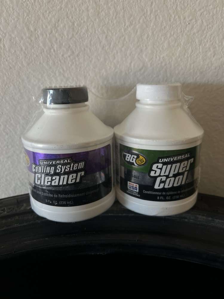BG 2 Part Coolant Conditioner Additive & Cleaner Kit