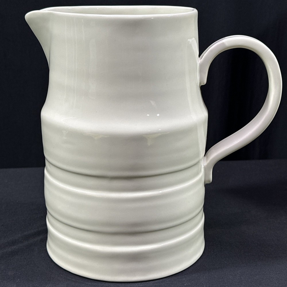 Pottery Barn Healdsburg Pitcher Large White Color 8.5”