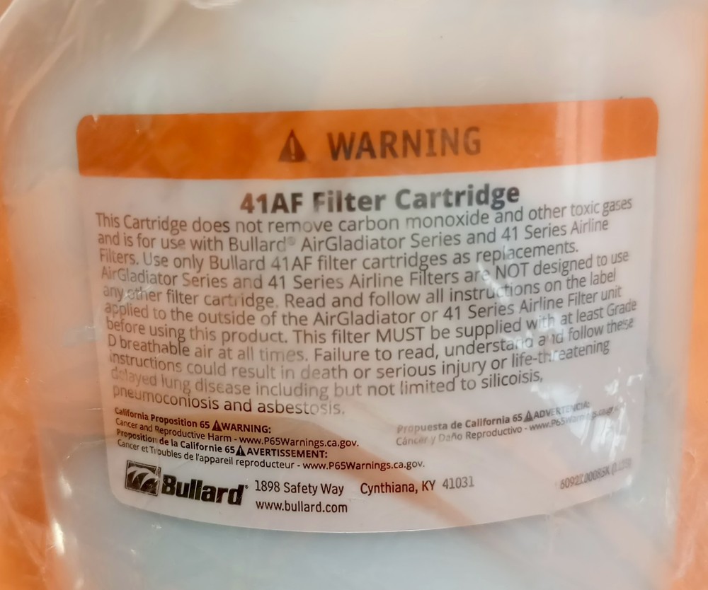 Bullard 41AF Filter Cartridge