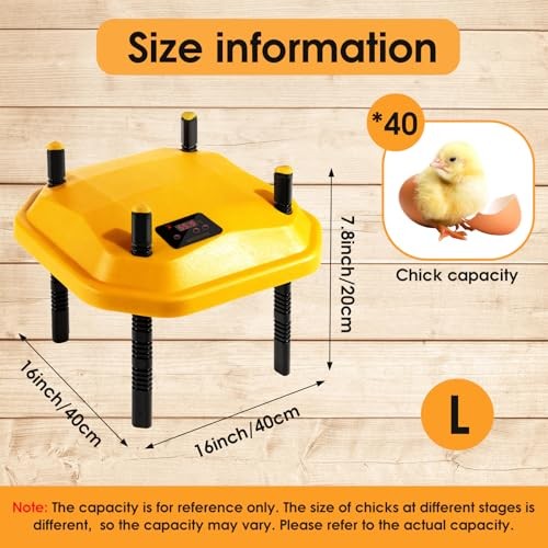 16 * 16inch Chick Brooder Heater Plate with Temperature Adjustable 16*16inch