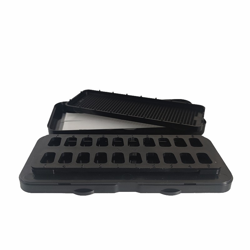 Dental Ceramic Veneers Storage Boxes Case Veneer Pretreatment Patch Box Square