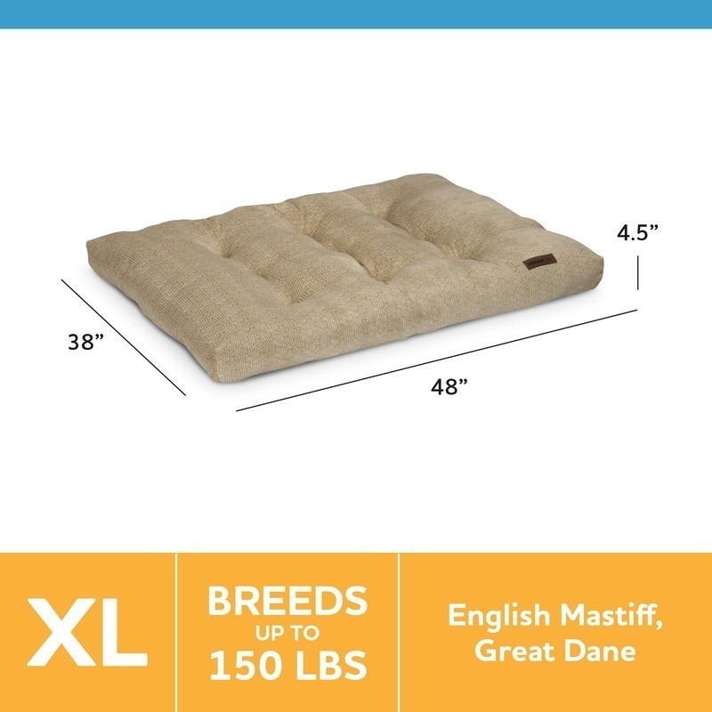 Extra Large Tufted Plush Dog Bed Comfortable Durable Easy Access Lightweight New