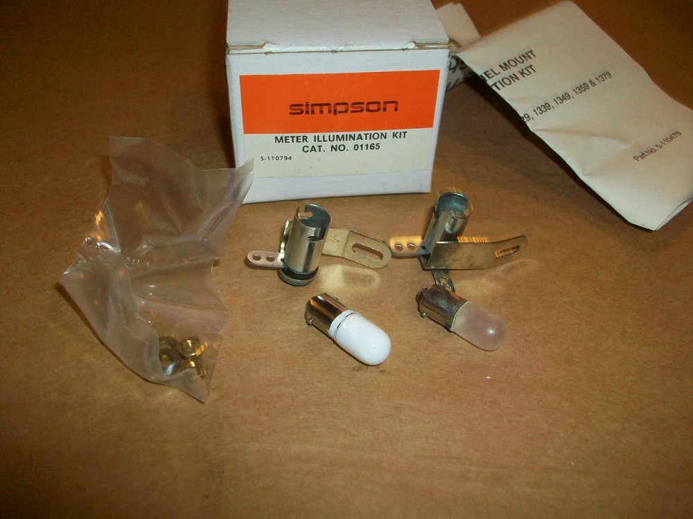 Simpson Meter Illumination Kit 01165 NEW IN BOX
