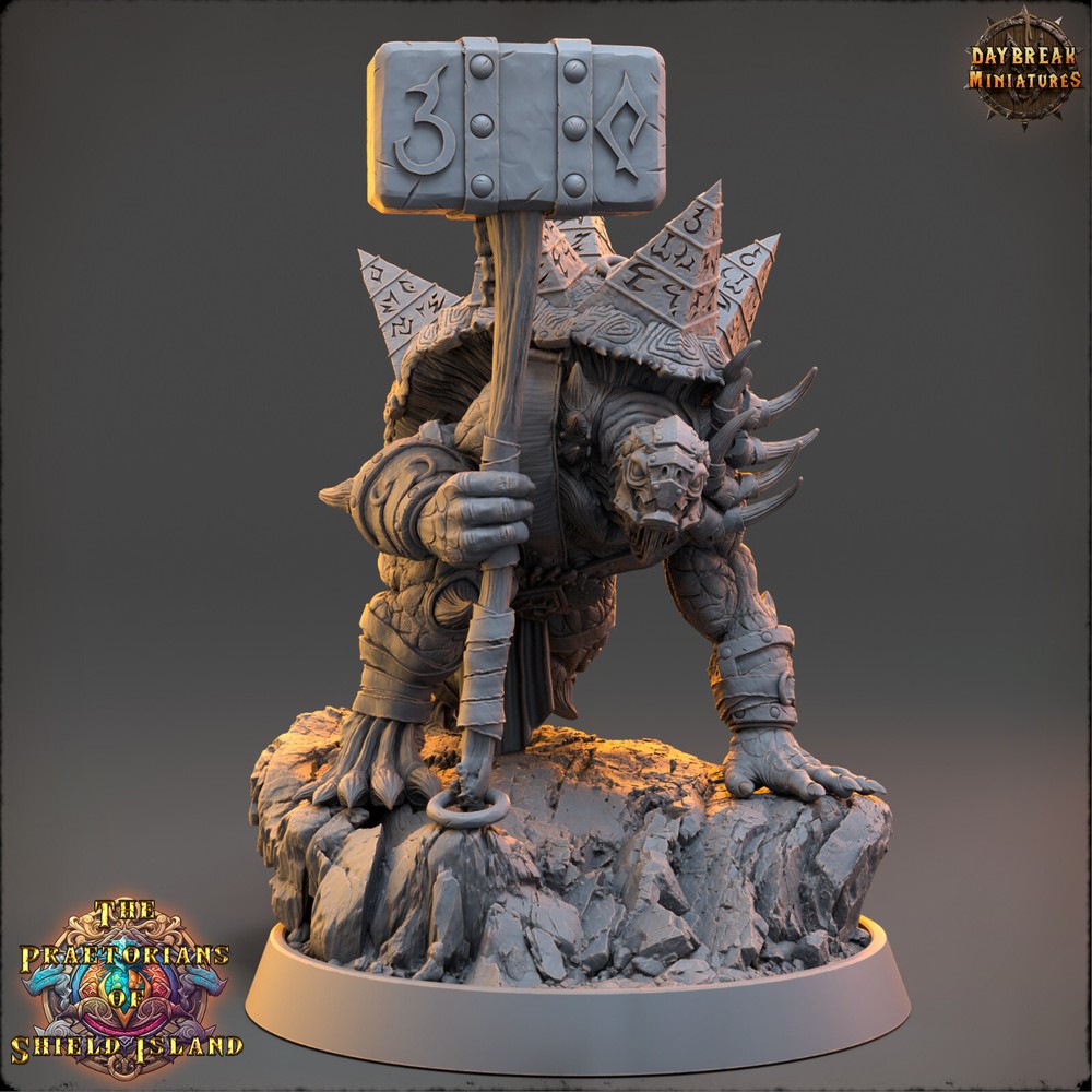 Tortle Fighter Trannu | DayBreak Miniatures |
