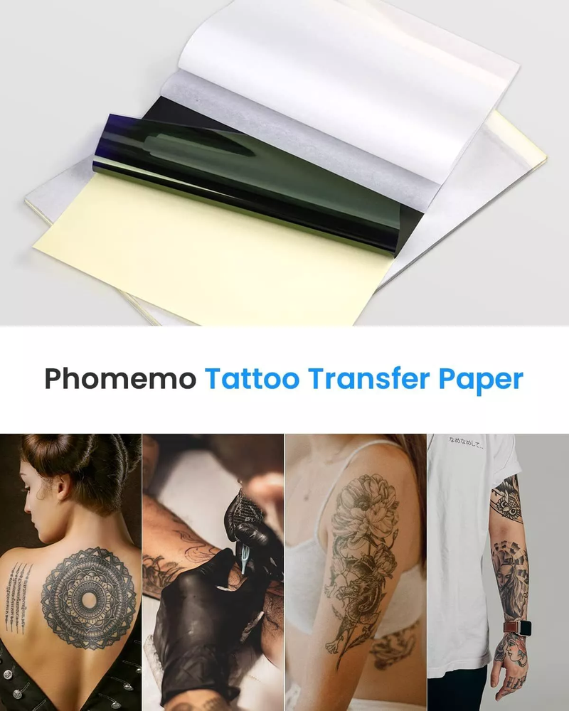 M08F Portable Bluetooth A4 Printer Inkless Thermal Printer for Android iOS PC