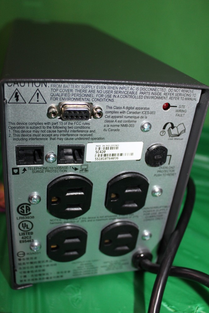 APC Back Ups Smart Ups 420 SC420 Power Supply
