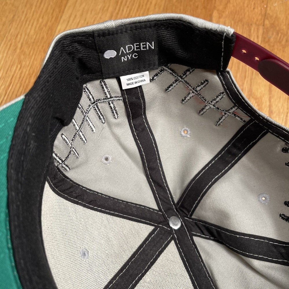 Adeen NYC Designer Snap Back Baseball Stitch Graphic Adjustable Cap