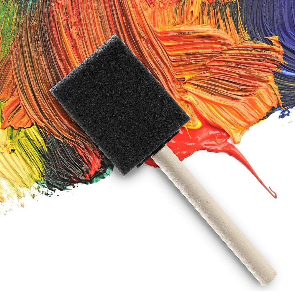 2 In. Foam Paint Brush Set 16-Pack