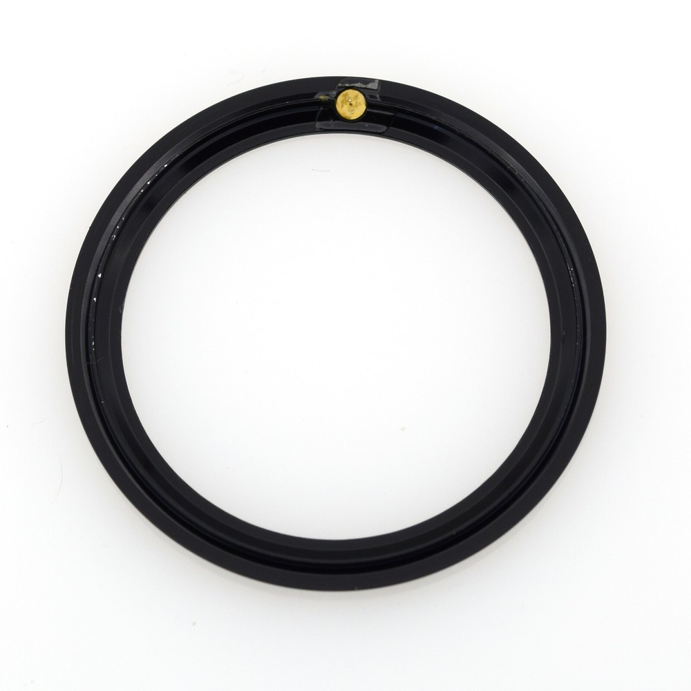 Black and Silver Bezel Insert For Midsize Omega Seamaster