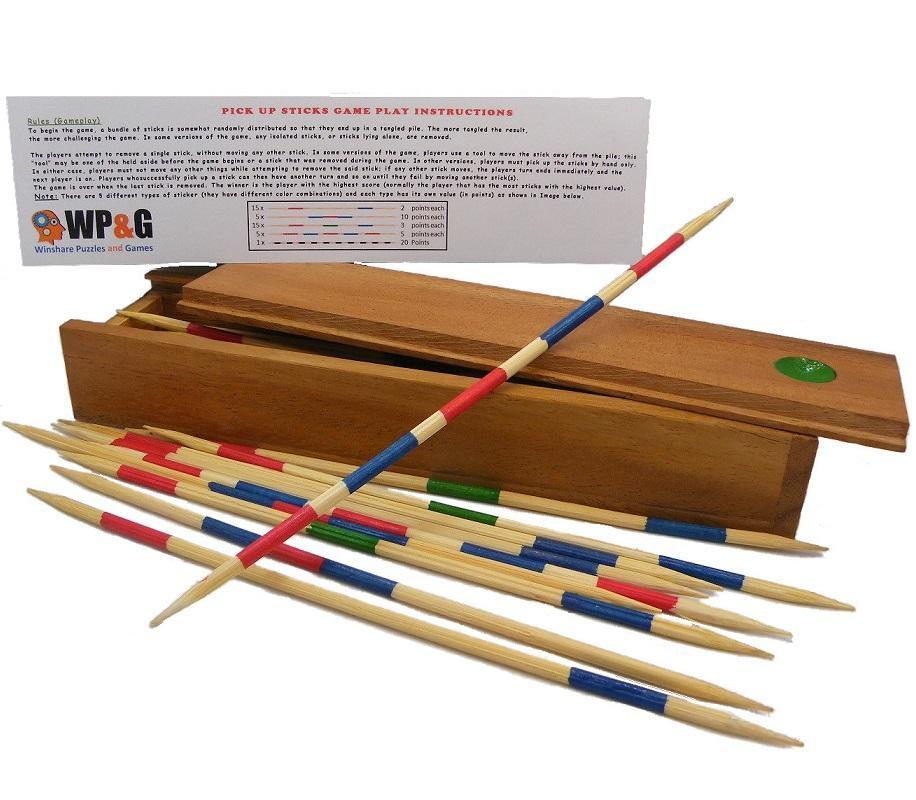Pick Up Sticks - Wooden Classic Game