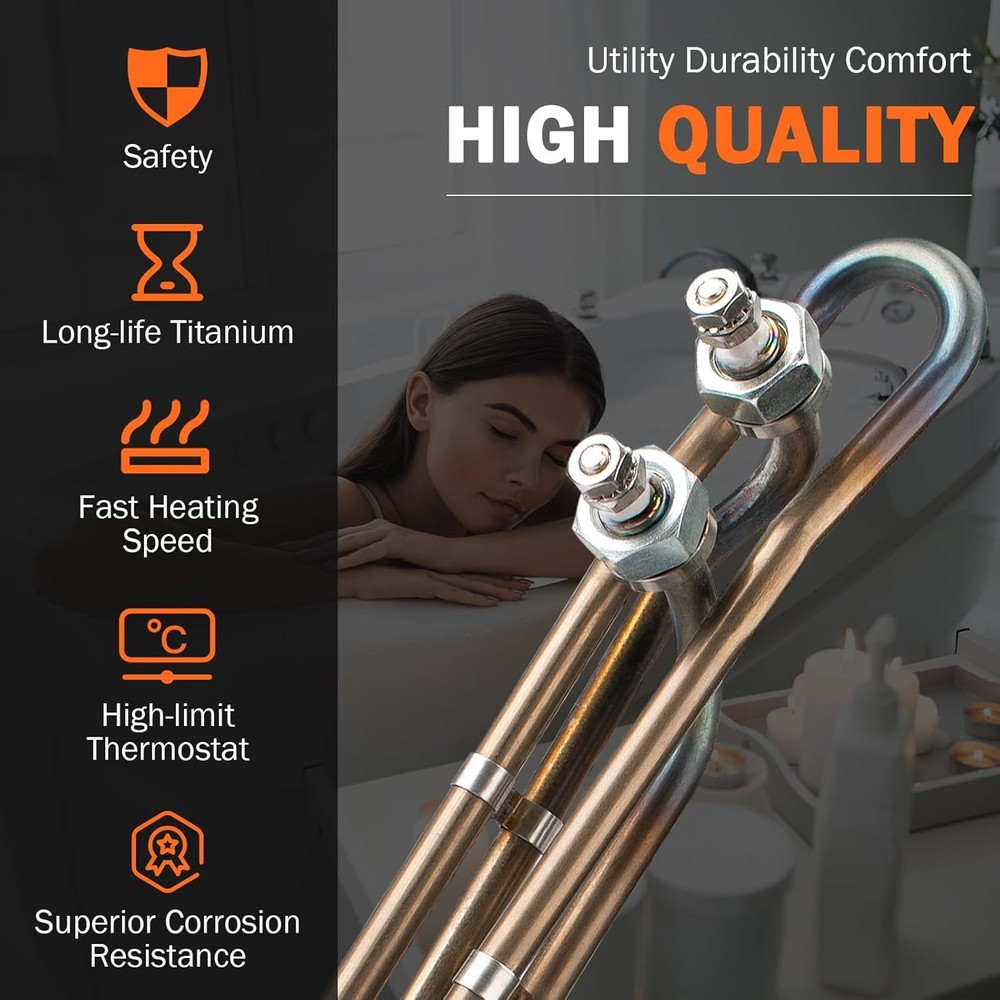 5.5KW 240V Universal Heating Element Replacement for Balboa Spa Heater Element,