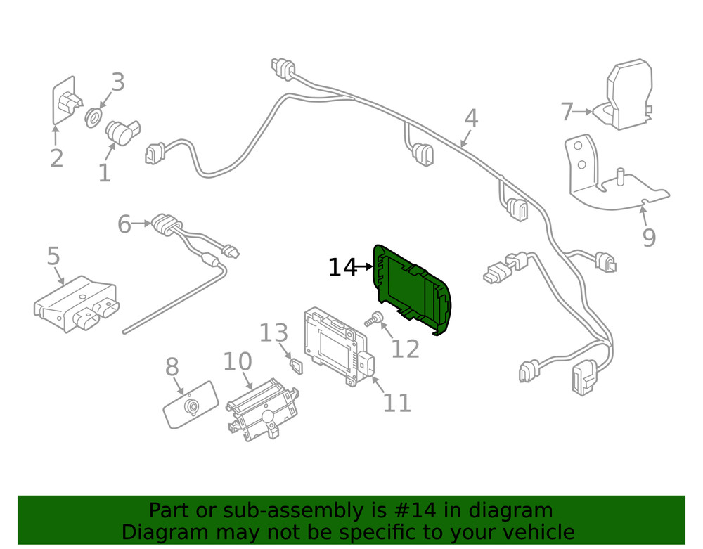 Genuine Audi Shield 4N0-907-694-A