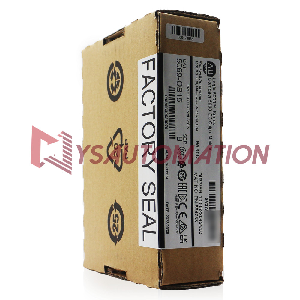 New  Allen Bradley 5069-OB16 Compact 5000 DC Output Module