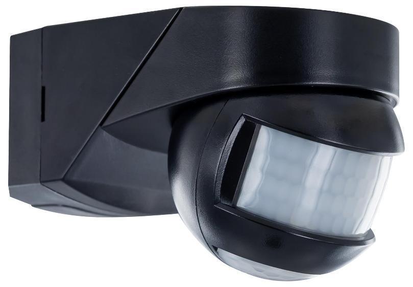 Dual PIR Sensor, IP54, Black - ILSENPIR016