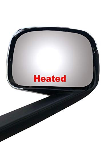 Replacement Chrome Hood Mirror Passenger Right Side Fit Passenger (RH) Side