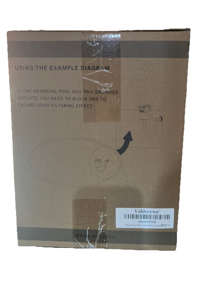 Surface Float Skimmer with 50 Filter Socks 2025 Upgrade No Installation Required