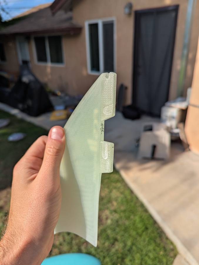 FCS Retro Keel Single Right Fin