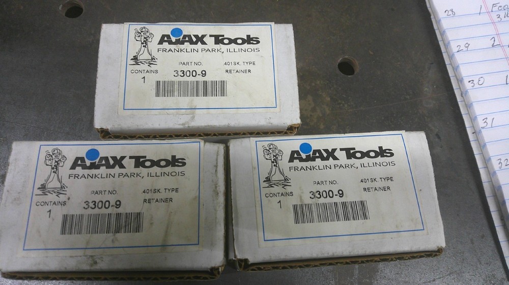 New Ajax Tools 3300-9 Retainer 401SK Type