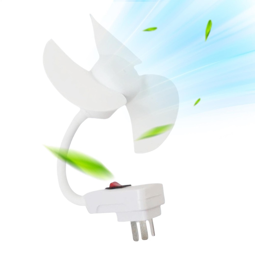 Socket Fan Kit with Plug Adapter – Mini Quiet Electric Fan