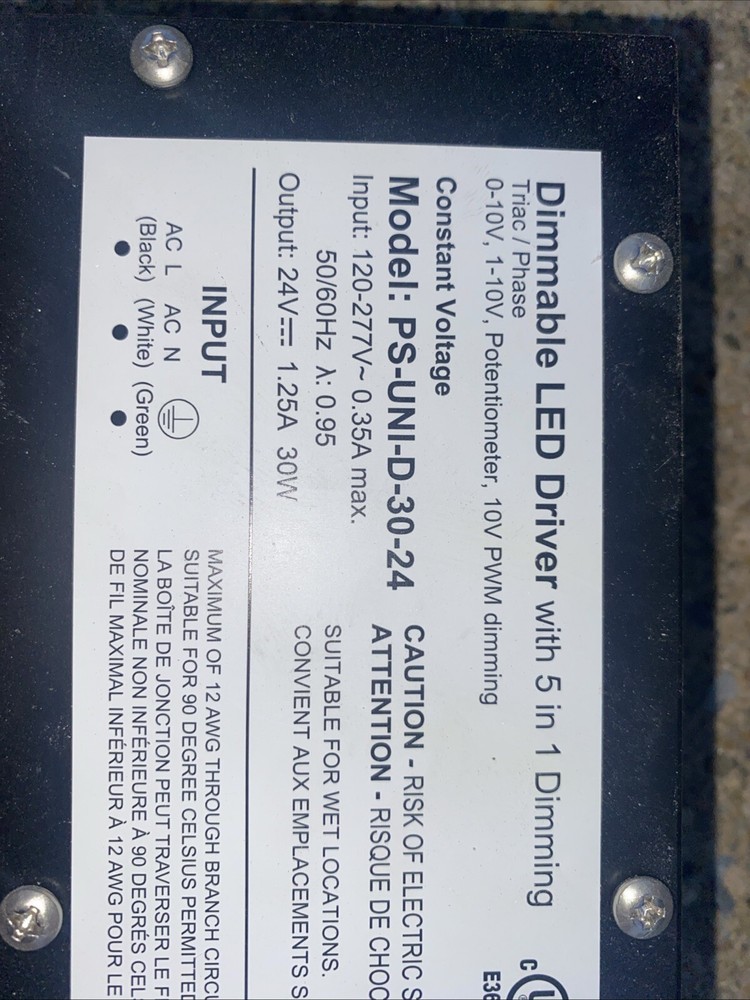 Dimmable LED Driver With 5 In 1 Dimming