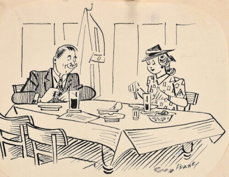 At Dining Table, Hugo Frank, Flying Leaves Munich