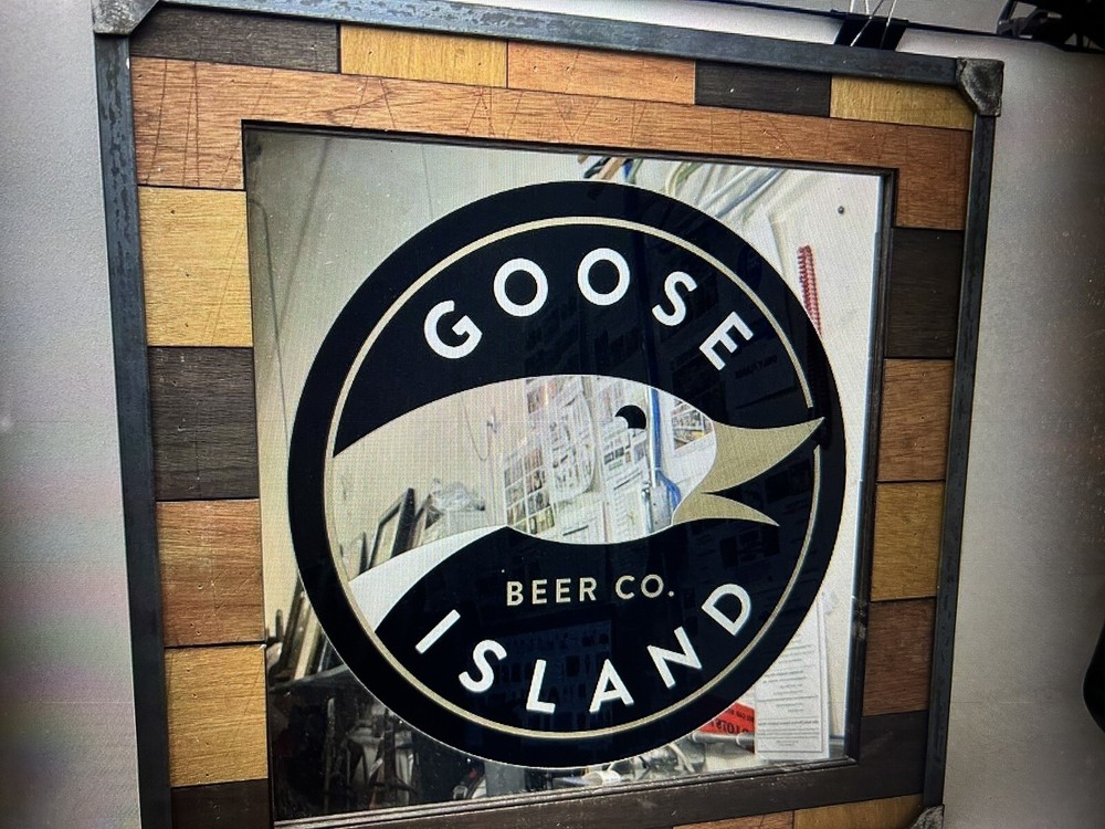 GOOSE ISLAND BEER  CO. WALL MIRROR!