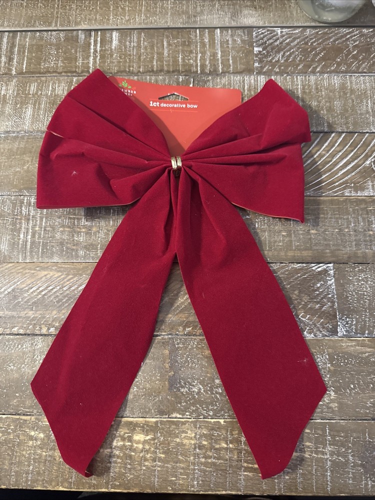 December Home 1ct Medium Decorative Bow