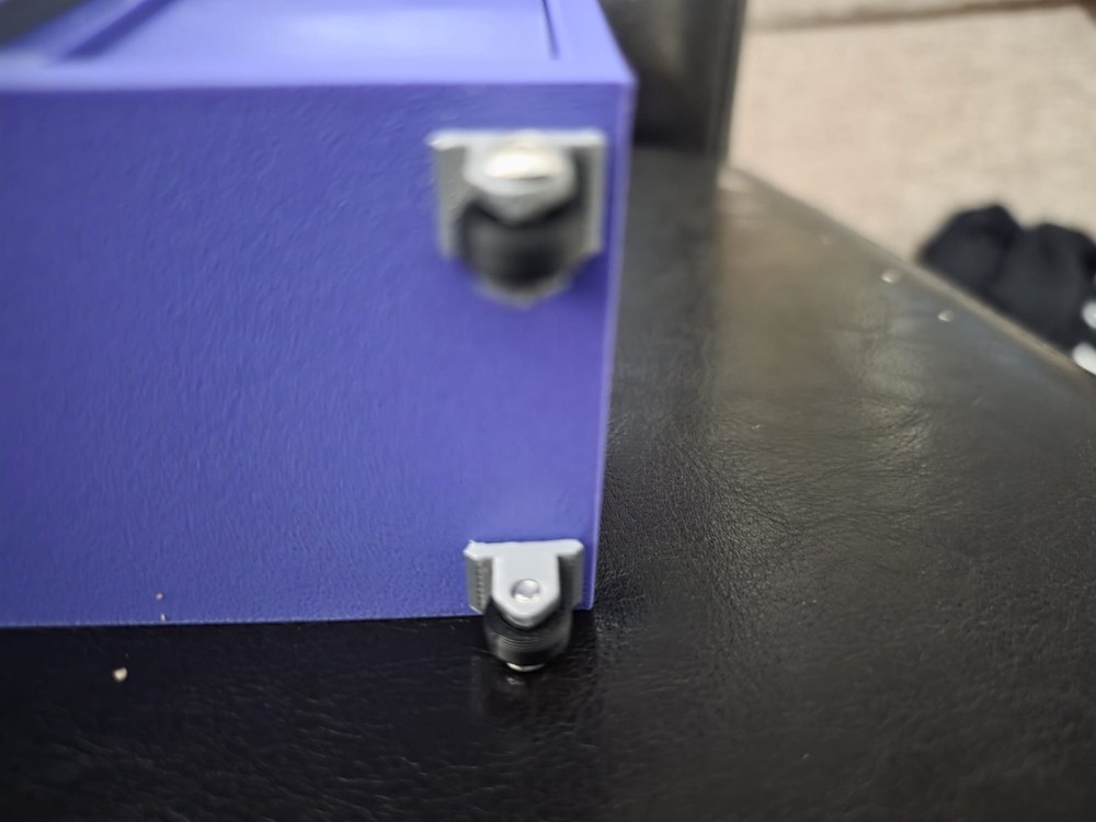 Snap-On Mini High Quality 3D Printed Toolbox (Purple) (Silver)