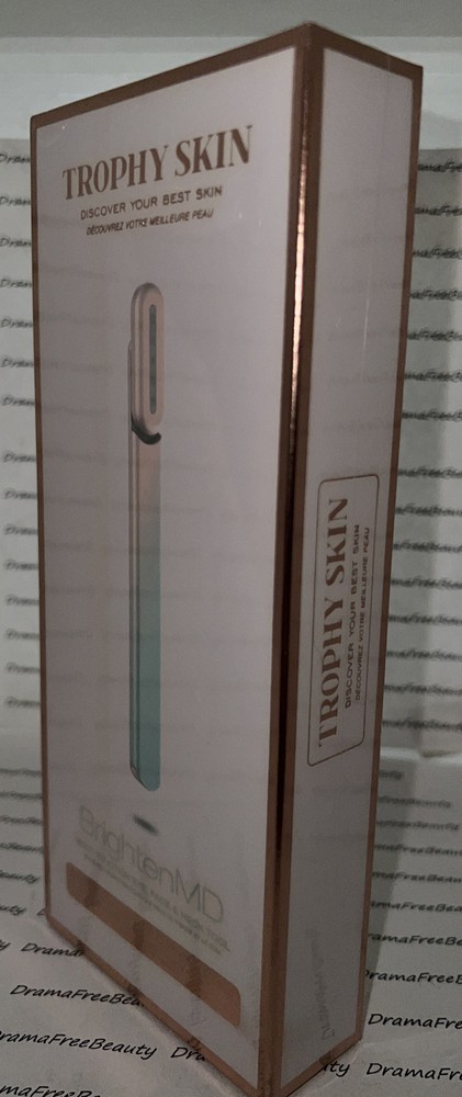 Trophy Skin BrightenMD RED LIGHT Multi-Function Eye Face & Neck Tool BNIB Sealed
