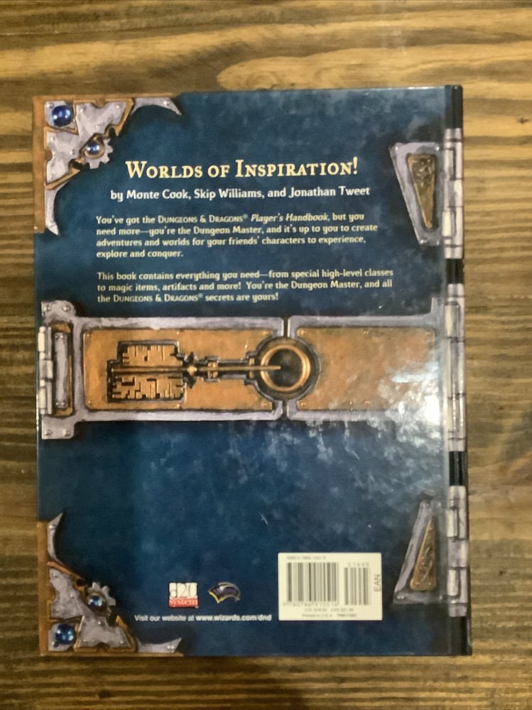 Dungeon and Dragons - 3.0 Dungeon Masters Guide - 1st Print OOP