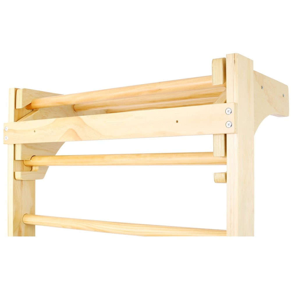 Swedish Ladder Stall Bars Set Adjustable Pull-up Bar for Therapy Gymnastics
