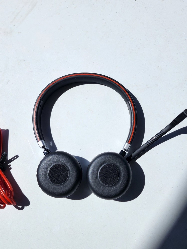 Jabra Evolve 65 HSC018W MS Stereo Wireless Bluetooth Headset WORKS