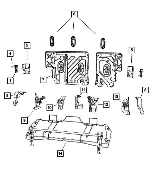 Genuine Mopar Bracket Outboard 68001652aa