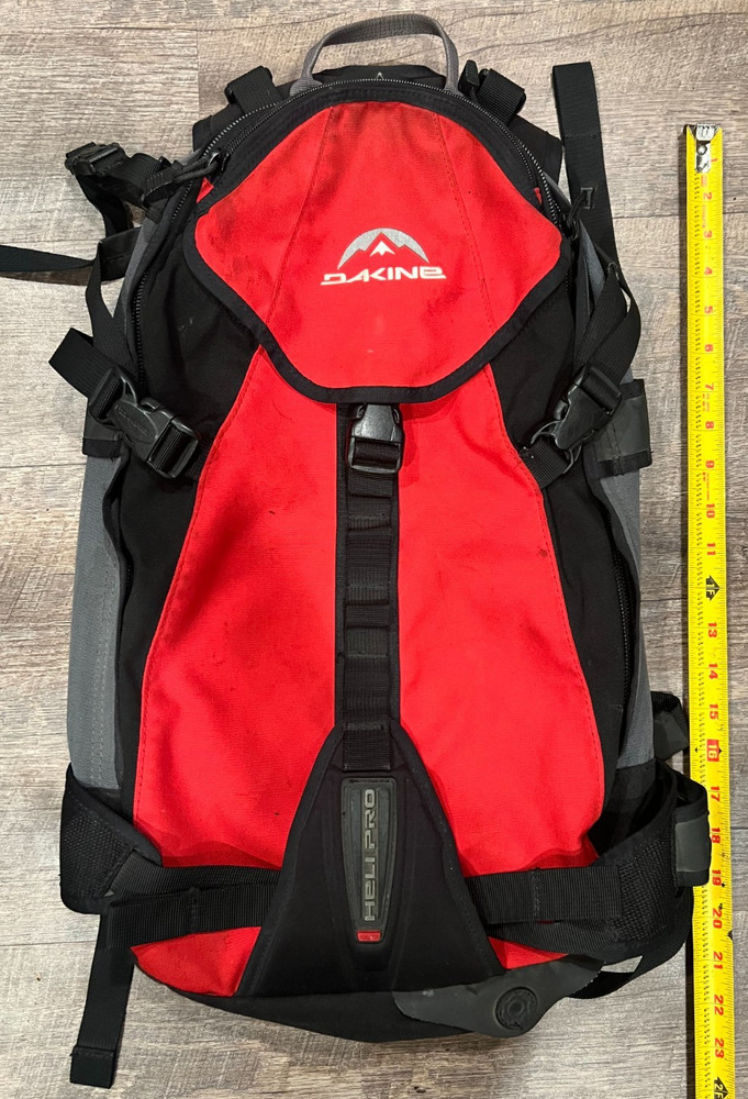 Vintage Dakine Heli Pro Snowboard Backpack Red