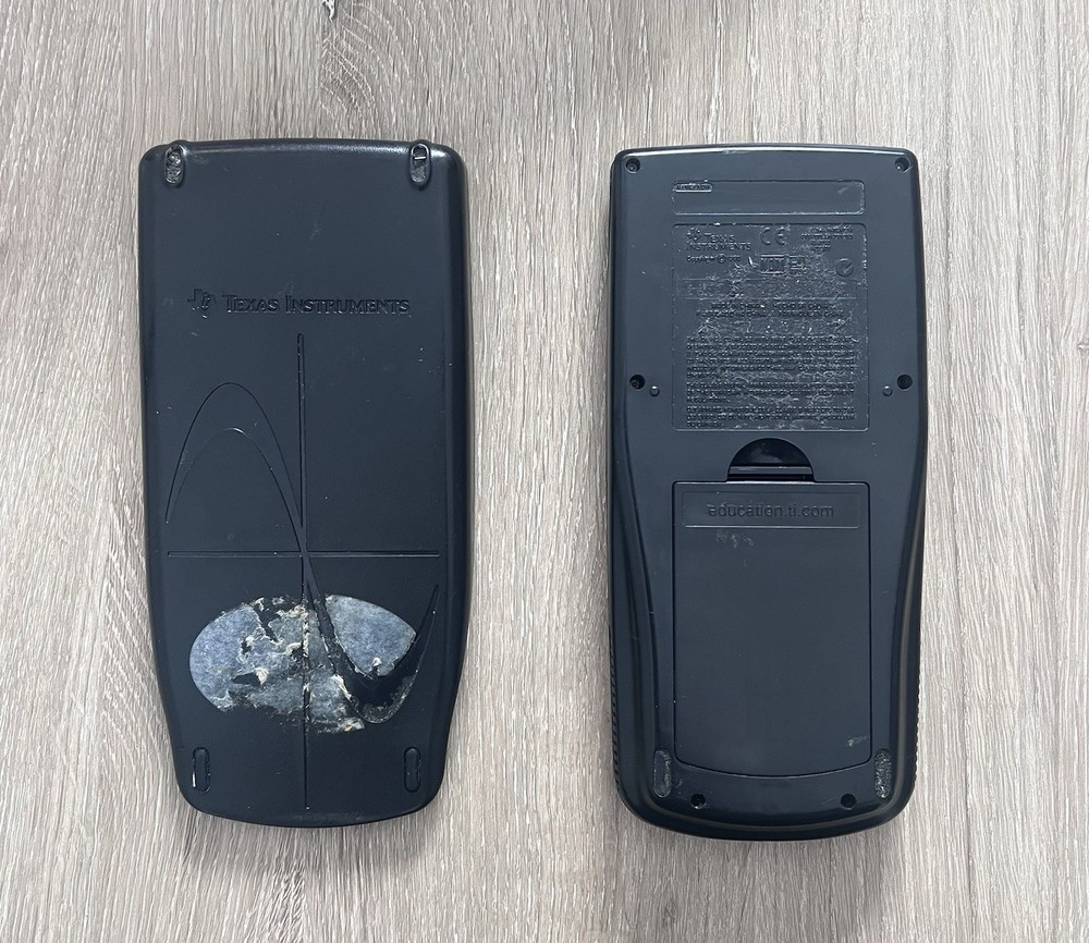 TI-83 Plus Graphing Calculator - Black - Battery Powered - Math Science - TESTED