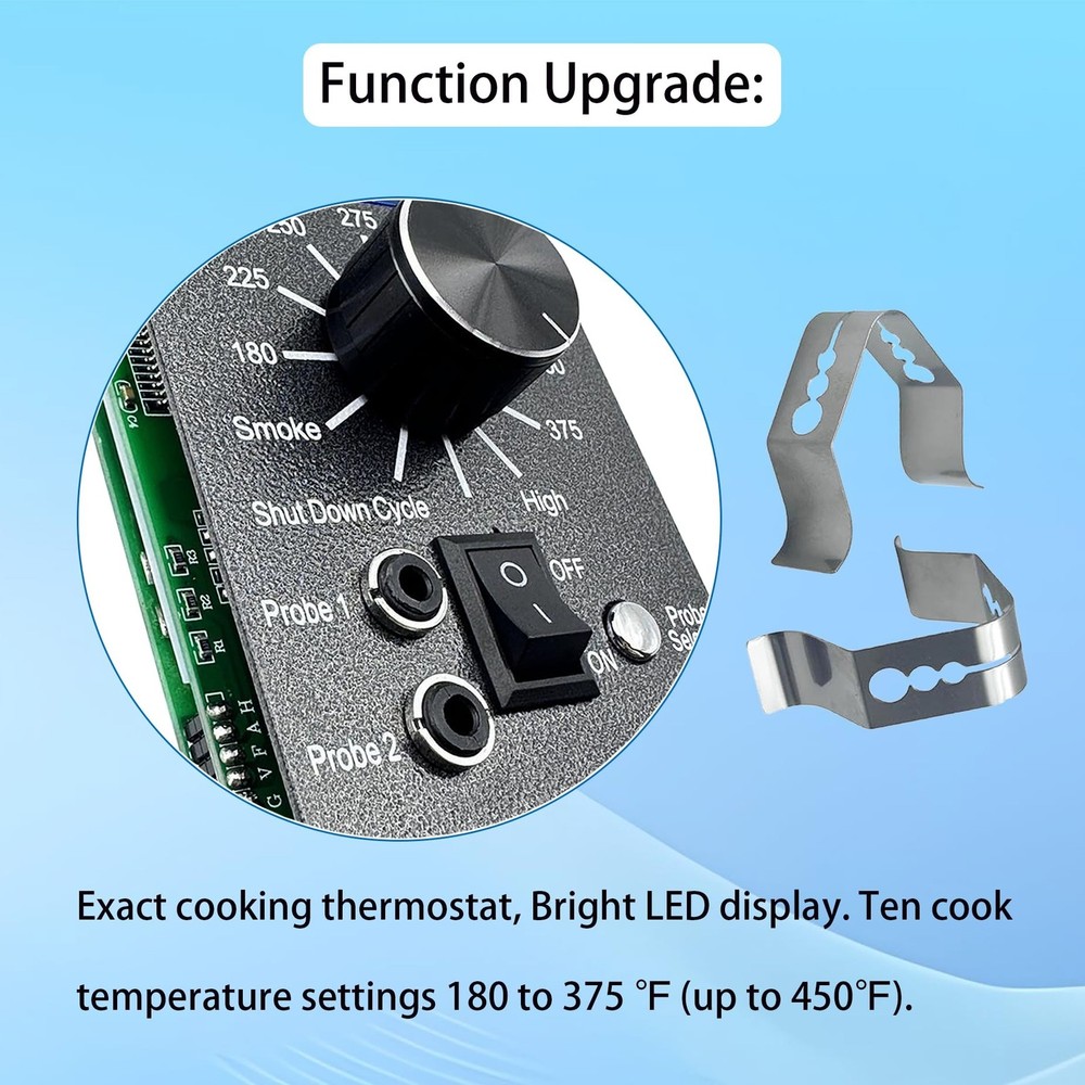 Digital Thermostat Kit for Traeger Control Panel Kit Parts Replacement, Compa...