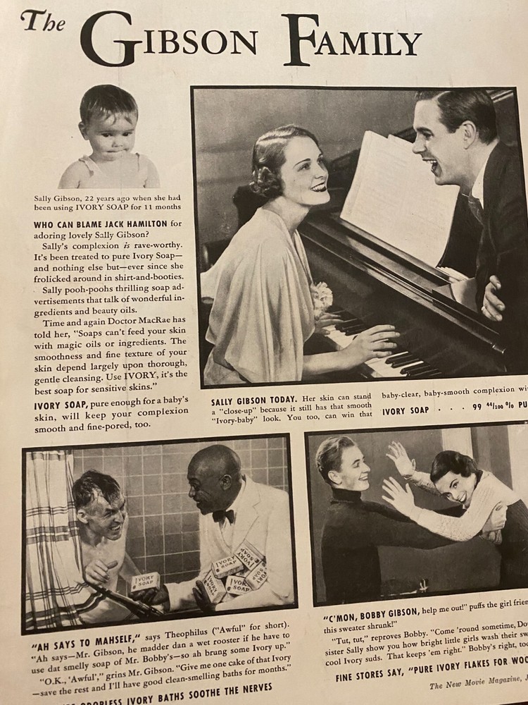 Ivory Soap, Full Page Vintage Large Format Print Ad