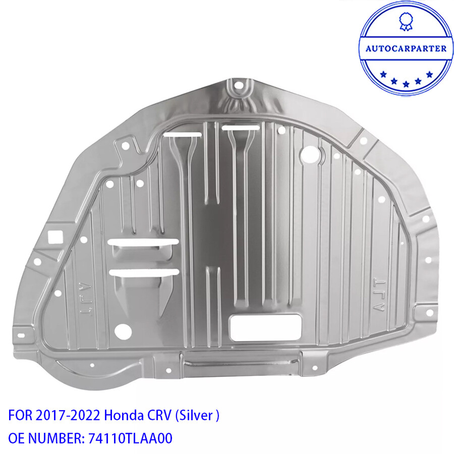 For 2017-2021 2022 Honda CR-V CRV Front Engine Under Cover Splash Shield Silver
