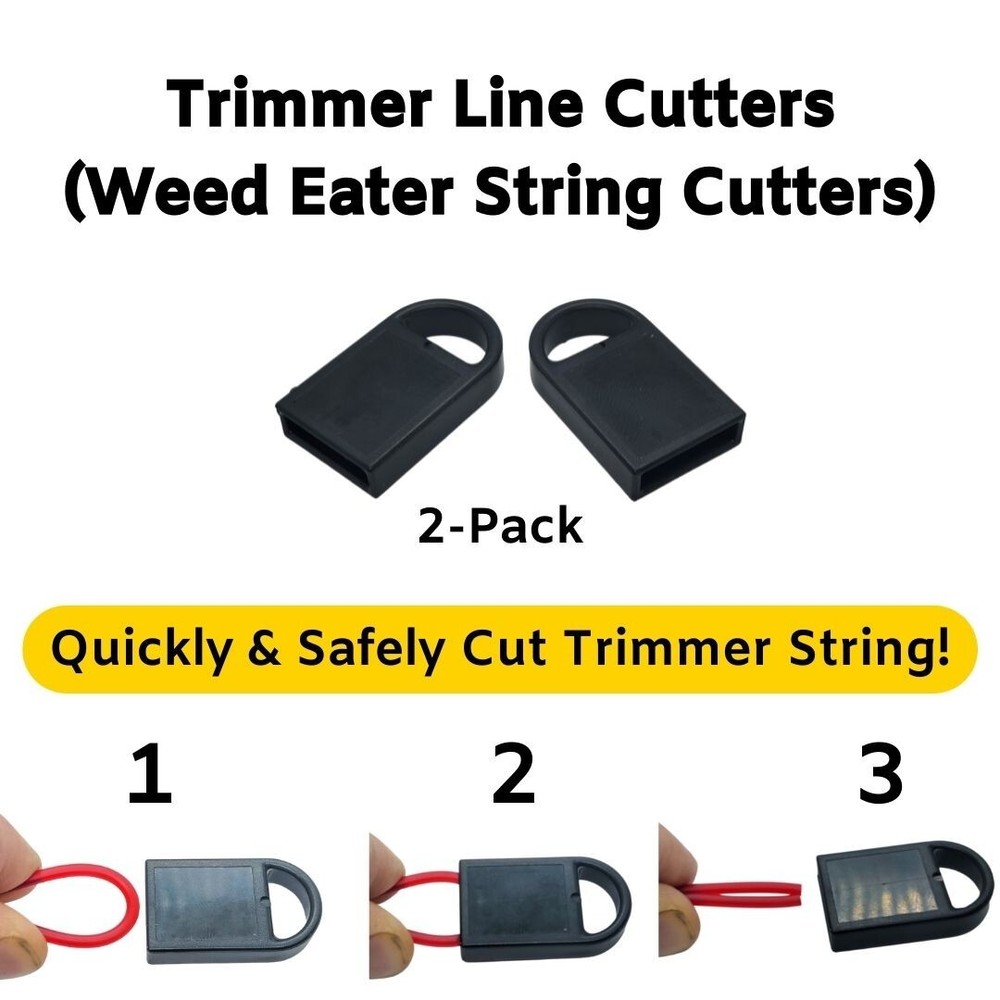 Trimmer Line Cutter (2-Pack) Weed Eater String Cutter | Quick, Safe, Clean Cuts!
