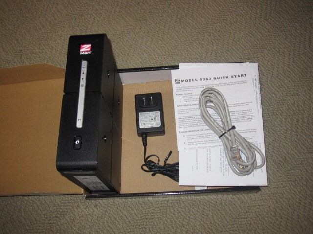 Zoom Cable Modem plus AC1900 Dual-band Wireless-ac Router