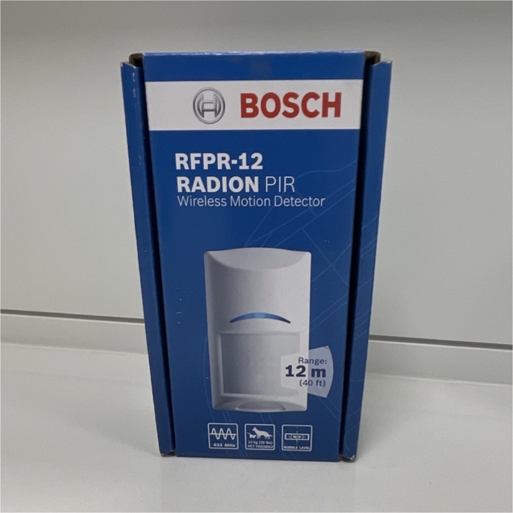 Bosch RFPR-12 Indoor Wireless PIR Motion Detector – 12m Range Security Sensor
