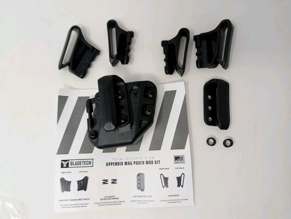 BLADE-TECH Total Eclipse 2.0 Appendix IWB Mag Pouch Mod Kit