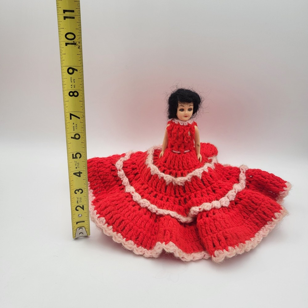 Vintage Doll with Crochet Outfit