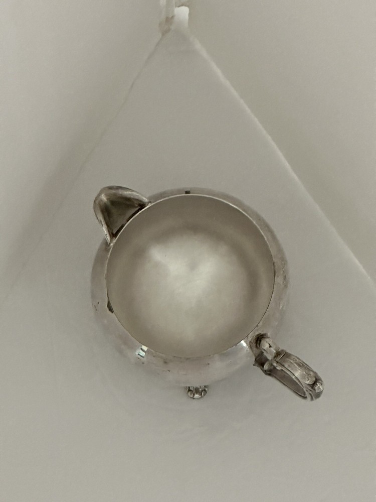 Vintage WM ROGERS Footed Creamer Silver Plate