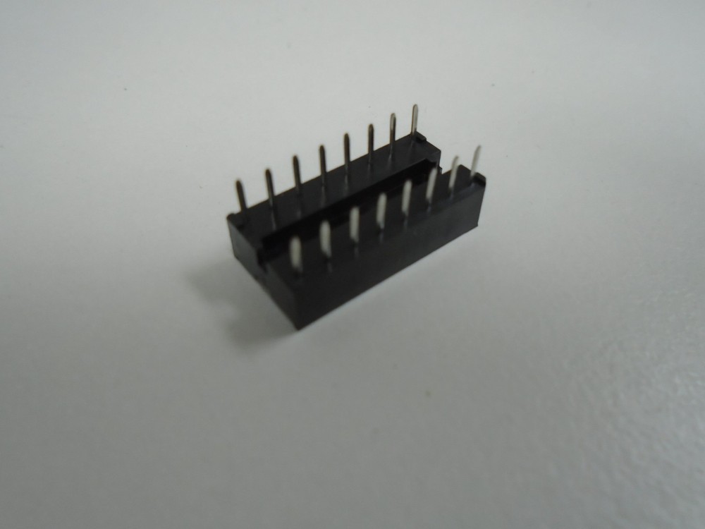 16 pin DIP IC Chip Socket - replacement socket 16 pin tab Aitron T02-16 pack 5