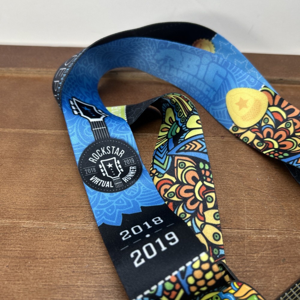 Rockstar Virtual Runner 2018-2019 Guitar Shaped Race Medal