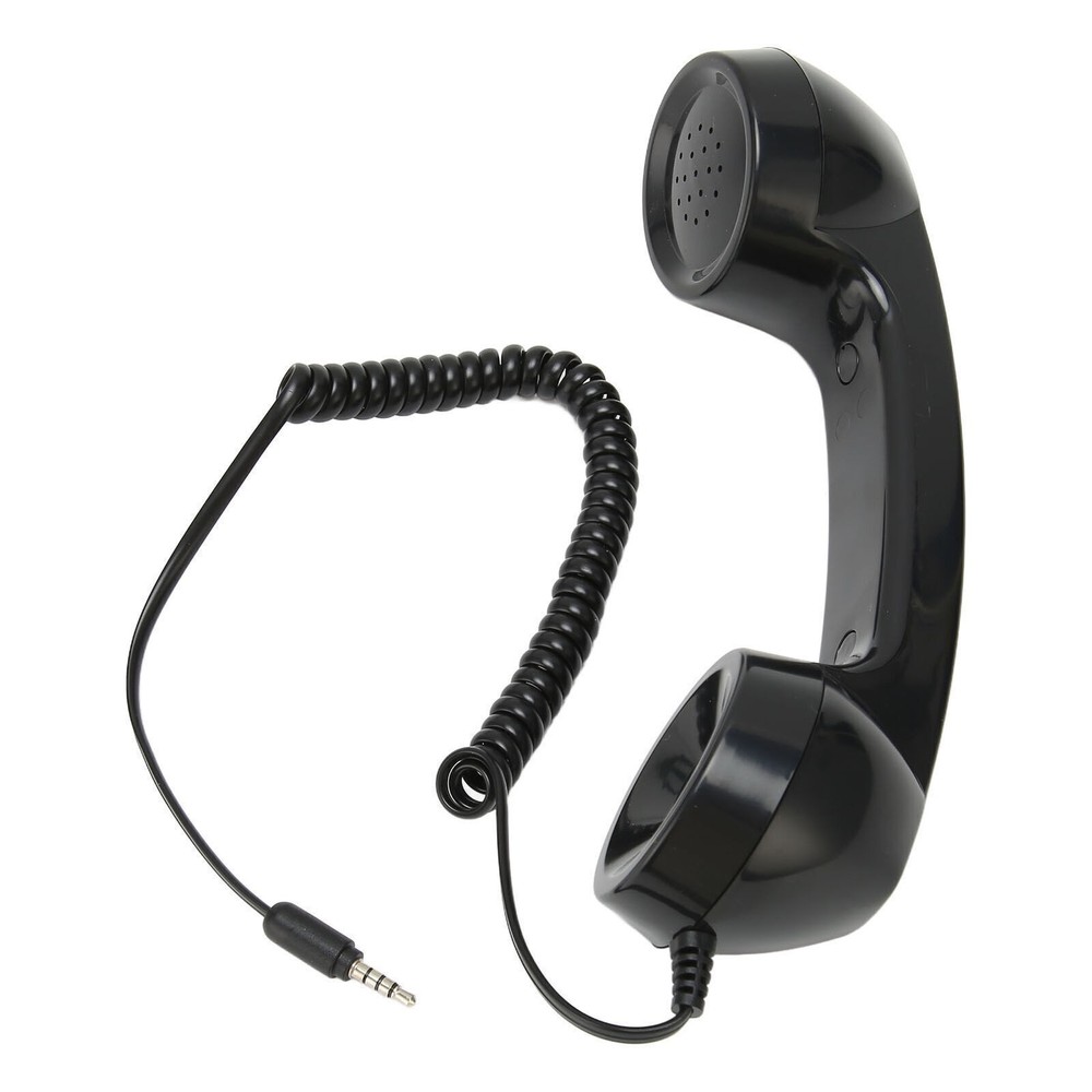 Retro Phone Handset Multifunction Radiation Proof Handheld Cell Phone Receiver
