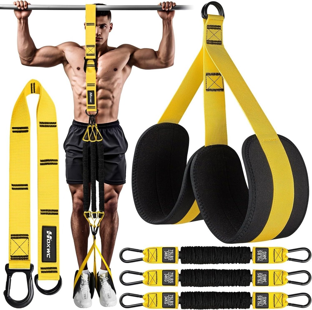 Adjustable Heavy Duty Resistance Bands - 3 Bands for Pull up Assistance