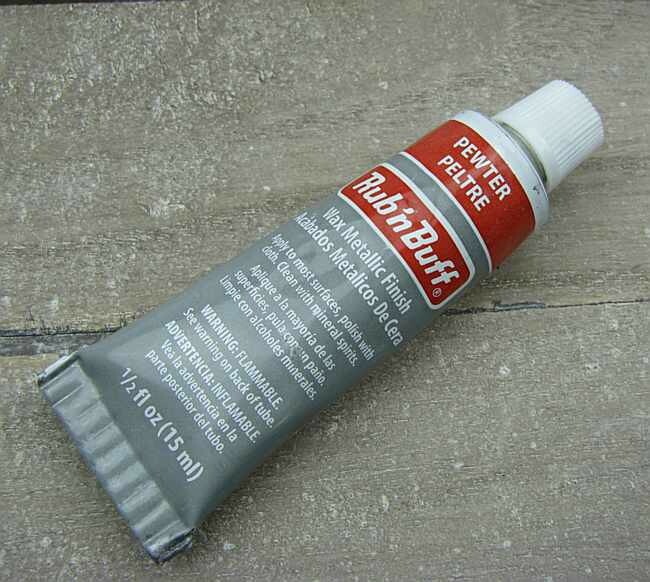 Amaco Rub'N Buff, Pewter